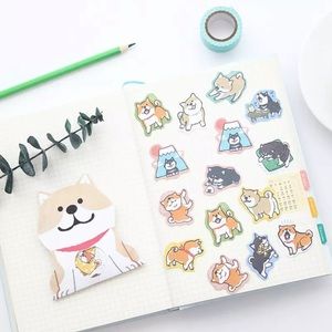 Cute Shiba Stickers 120pcs (4 packs) SALE!